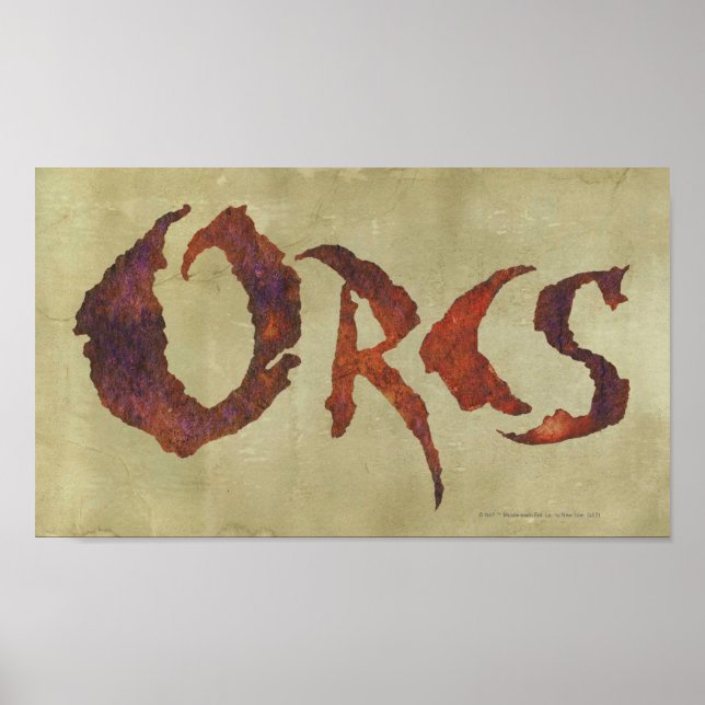 Orcs Poster (Framsidan)