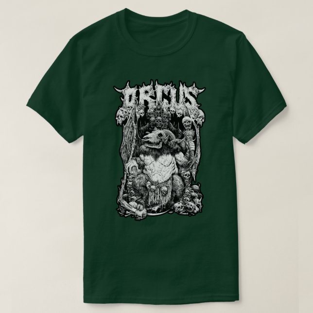 Orcus för ljusskjortor t shirt (Design framsida)