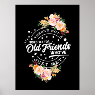 Ord ännu för gamla vänner poster