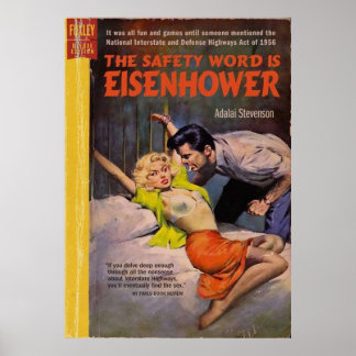 Ord är Eisenhower Poster