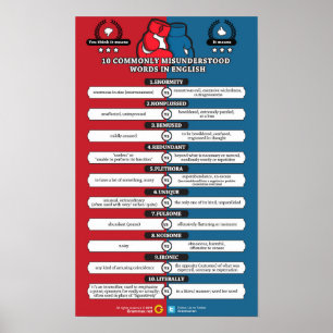 Ord är inte vad de verkar vara poster
