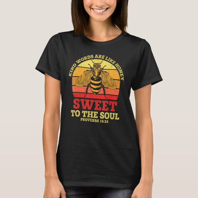 Ord är som honung t shirt (Framsida)