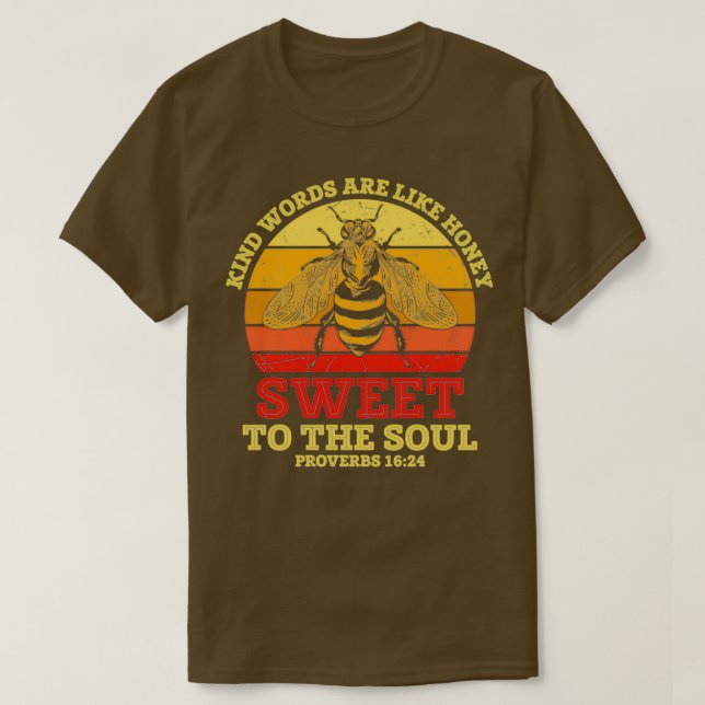 Ord är som honungsgossen, Jesus gåvor T Shirt (Design framsida)