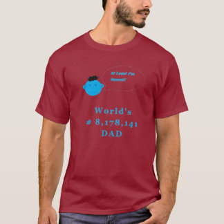 Ord ärlig pappa för värst pappavärlds bäst pappa tee shirt