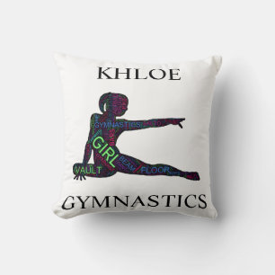 Ord Art Gymnastics Dekorativ kudde