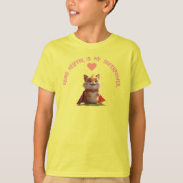 Ord "Att vara till hjälp är min supermakt" T Shirt