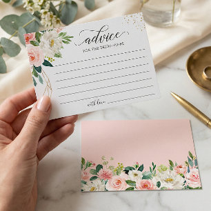 Ord av Advice Card Modern Blommigt för  Rosa Vykort