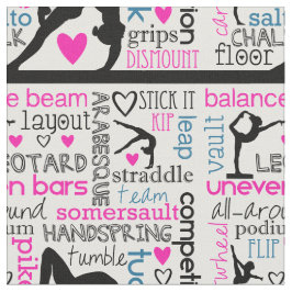 Ord av gymnastikTri-Färg terminologi Tyg