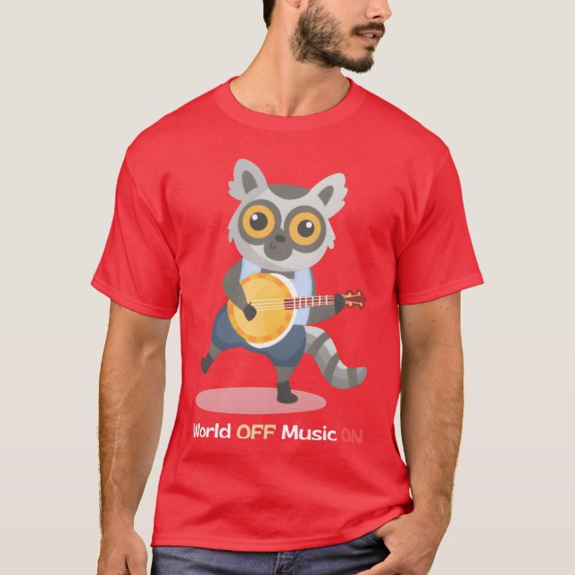 Ord av Music On Music Älskare-gåva T Shirt (Framsida)