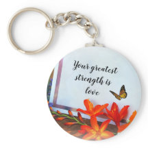 Ord av nyckelkedjan Wisdom-knapp