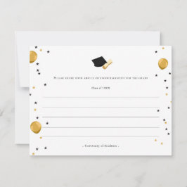 Ord av visdomsråd för student/studenter roligt anteckningskort