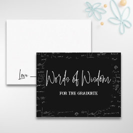 Ord av Wisdom Math Studenten Advise Tilläggskort
