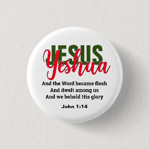 Ord blev Flesh YESHUA JESUS Christian Knapp