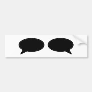 Ord Bubble Lämnat Höger Black MUSEUM Zazzle Gif Bildekal