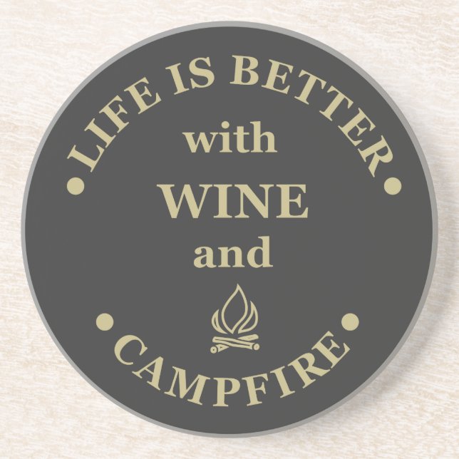 ord citerar slogan om vin underlägg (Framsidan)