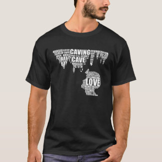 Ord Cloud Cave Explorer och natur T Shirt