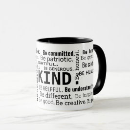 Ord Cloud-inspirerande Ord Mugg