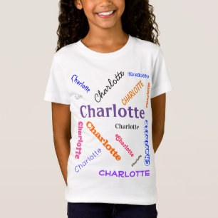 Ord Cloud Namn Collage T Shirt