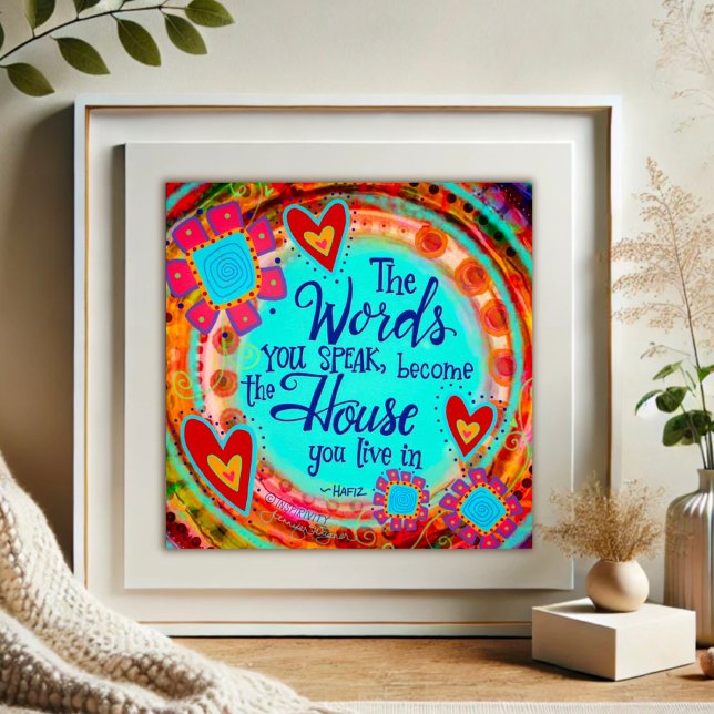 Ord du talar inspirationsincitament poster (Skapare uppladdad)