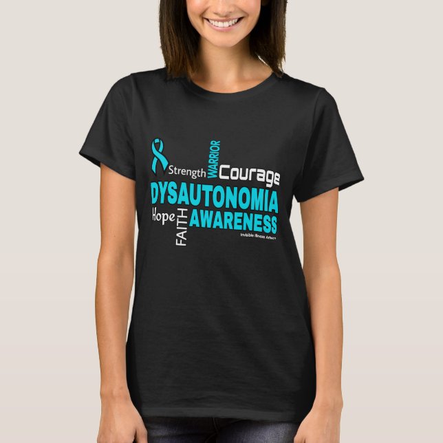Ord...Dysautonomia T Shirt (Framsida)
