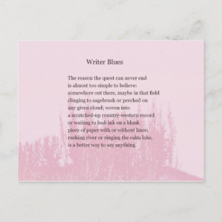 Ord för författare vykort