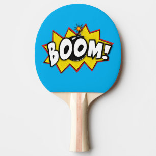 Ord för handling för bangSuperhero komisk Pingisracket