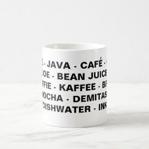 Ord för kaffemugg