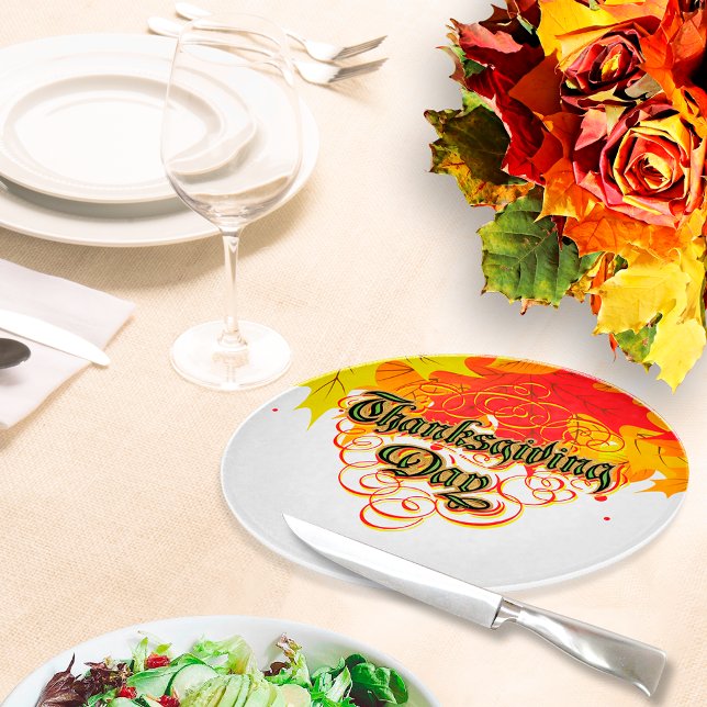 Ord för läder-typografisk Thanksgiving (Skapare uppladdad)