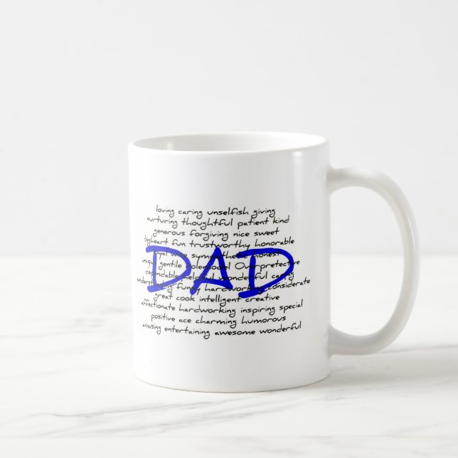 Ord för Pappa Kaffemugg (Höger)