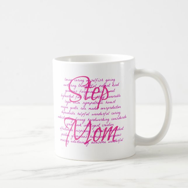 Ord för steg Mamma Kaffemugg (Höger)