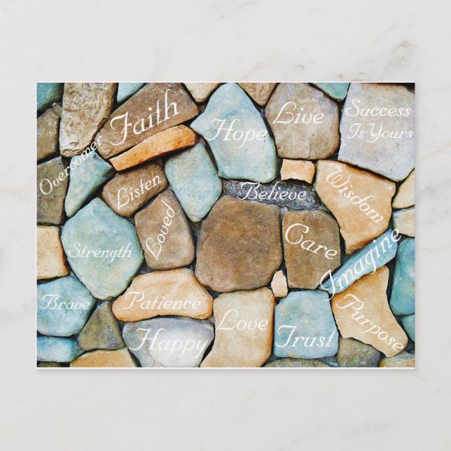 Ord för uppmuntran,Ord för Hope_ Vykort (Framsida)