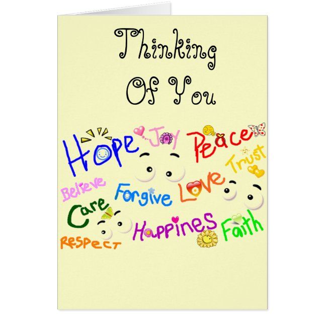 Ord från hjärtat_ hälsningskort (Framsidan)