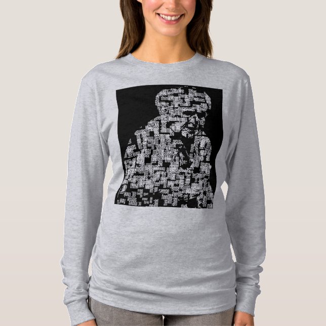 Ord gör manskjortan | Moshe Feldenkrais T Shirt (Framsida)