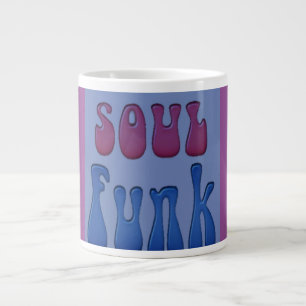 Ord-grafik i Soul Music Funky Jumbo Mugg