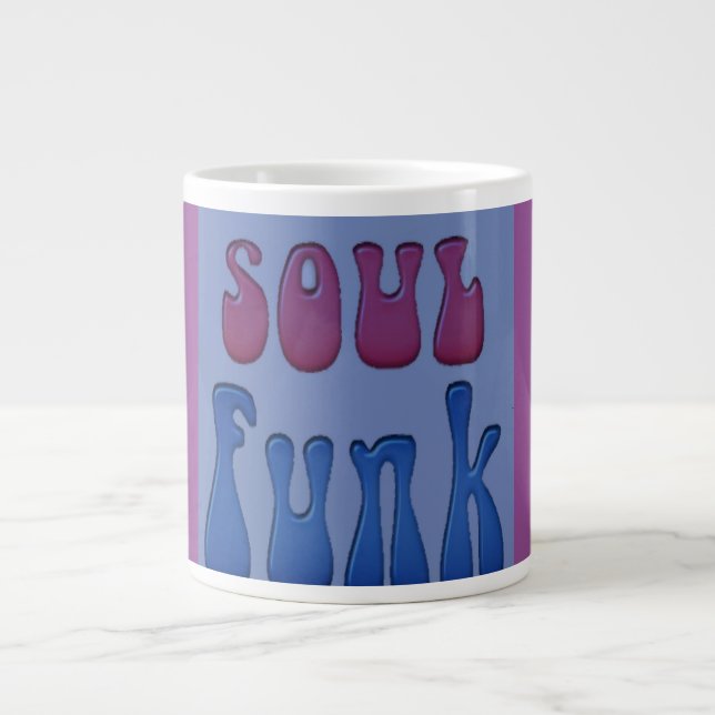 Ord-grafik i Soul Music Funky Jumbo Mugg (Framsidan)