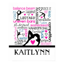 Ord Gymnastikterminologi w/ Monogram