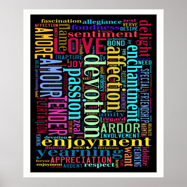 Ord i Kärlek #3 Poster (Framsidan)