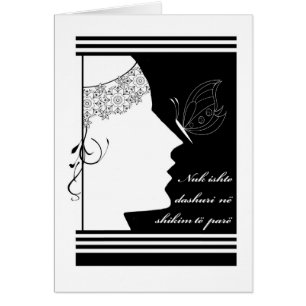 Ord i Kärlek och Romantik på albanska Hälsningskort