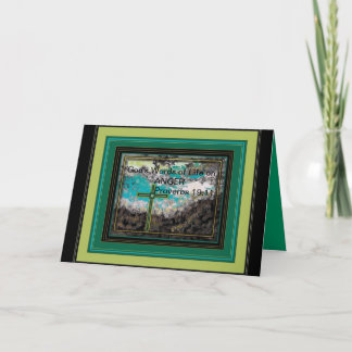 ORD i SCRIPTURED-HÄLSNINGKORT Kort