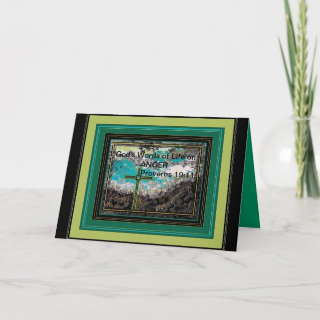 ORD i SCRIPTURED-HÄLSNINGKORT Kort (Framsida)