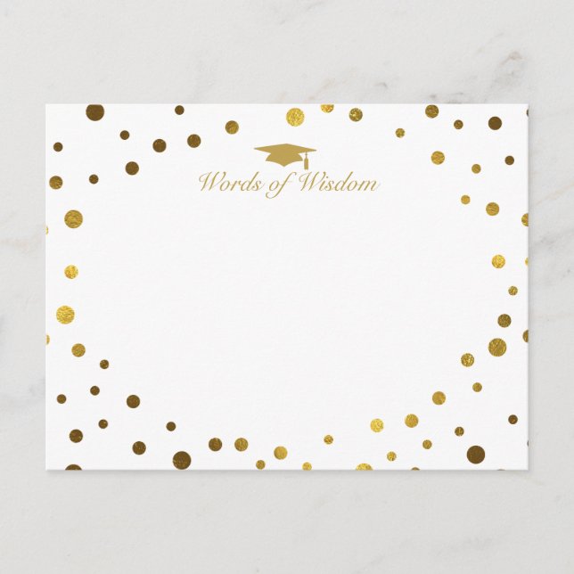 ord i visdomsnoter för student rådkort (Framsida)