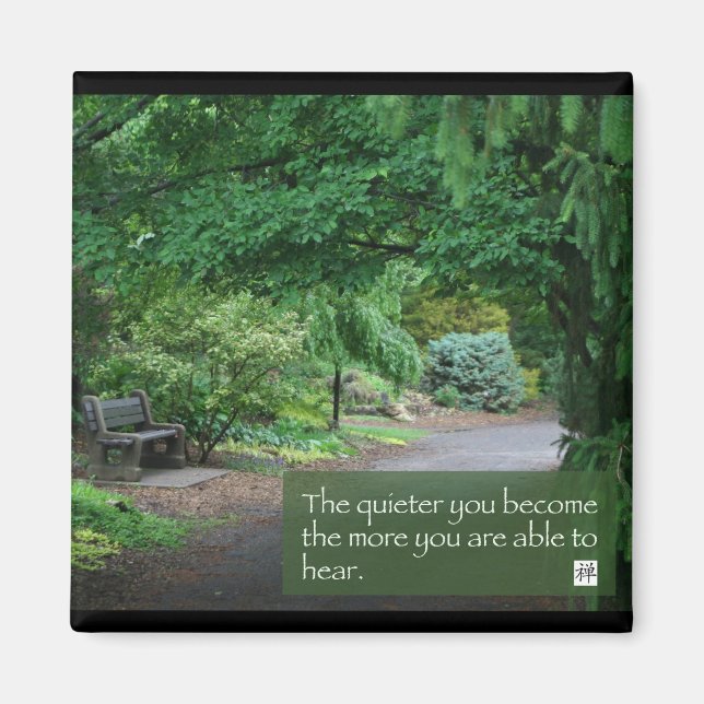 Ord i Zen Wisdom Magnet (Framsidan)