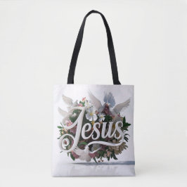 Ord Jesus tote bags christian Tygkasse