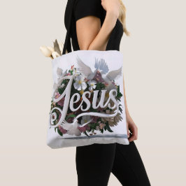 Ord Jesus tote bags christian Tygkasse