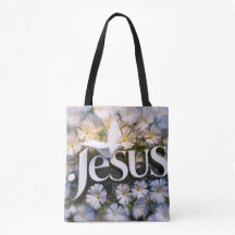 Ord Jesus tote bags christian