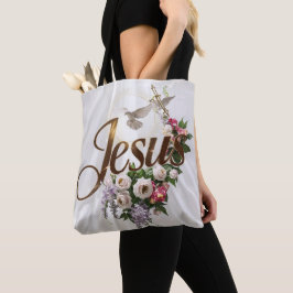 Ord Jesus tote bags christian Tygkasse