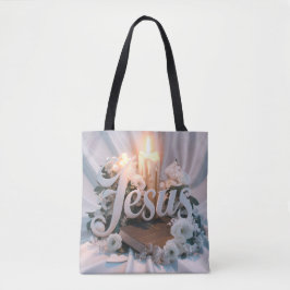 Ord Jesus tote bags christian Tygkasse