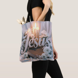 Ord Jesus tote bags christian Tygkasse