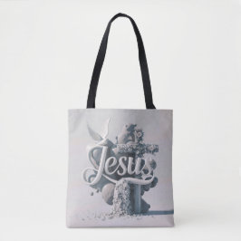 Ord Jesus tote bags christian Tygkasse
