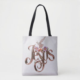 Ord Jesus tote bags christian Tygkasse